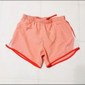nike youth large peach shorts <3